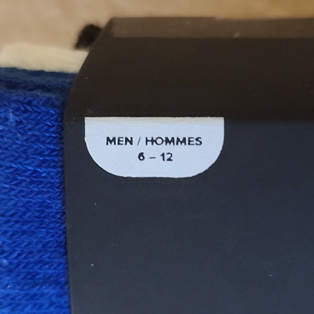 Converse Half Cushion Crew Socks 3 Pack White Blue Mens 6-12 Striped Logo NWT - Picture 3 of 11